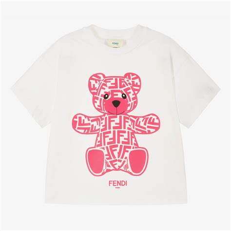 fendi roma t shirt bear|fendi t shirt original.